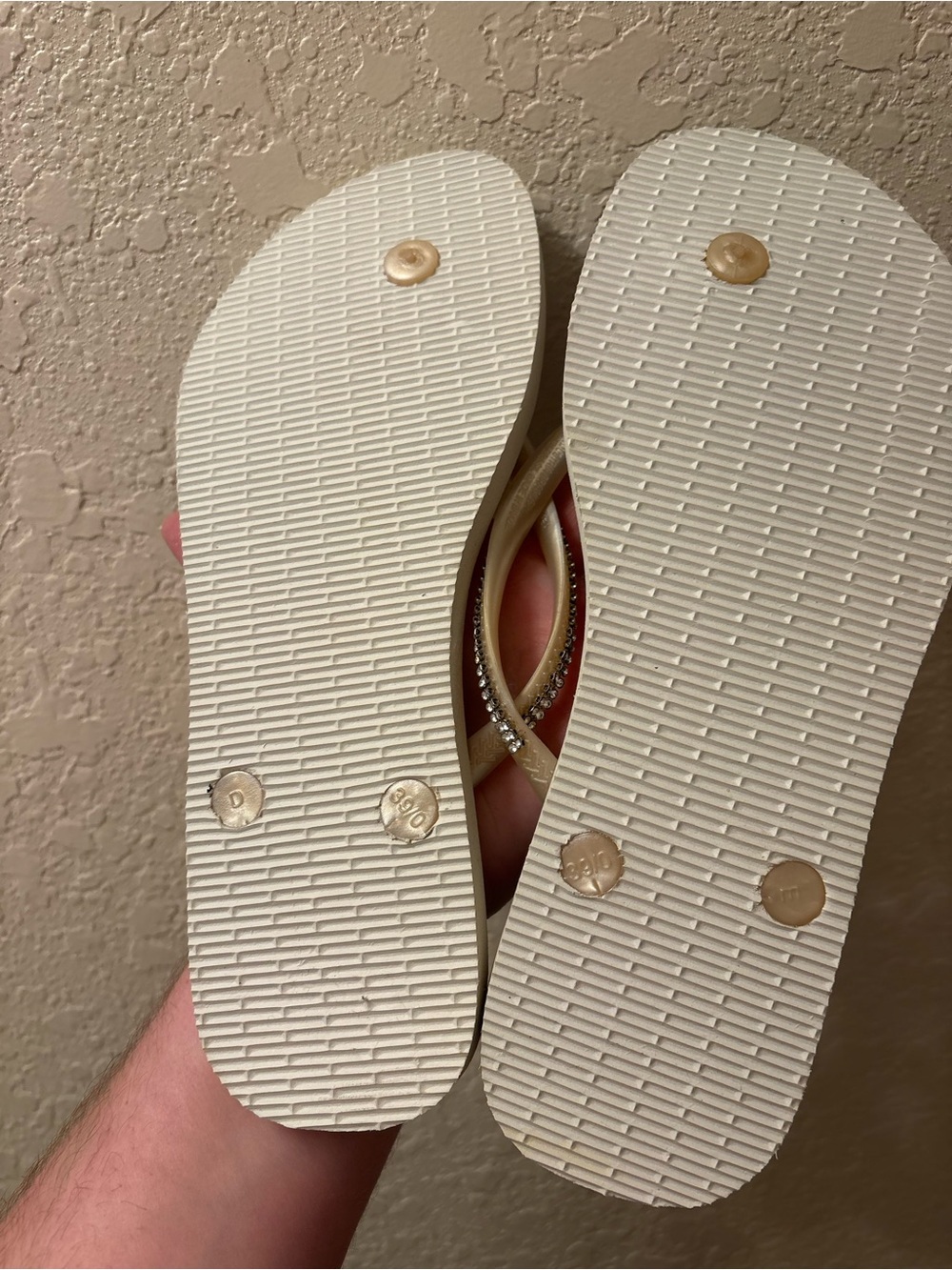 Havaianas Disney Cinderella Light Blue Slim Bridal Swarovski Crystal Sandals - Picture 7 of 7